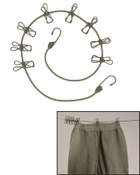 Мотузка Mil-Tec для прання із затискачами 110-250 см WÄSCHELEINE OLIV (16019000) - изображение 1