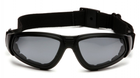 Защитные очки с уплотнителем Pyramex XSG (gray) серые - изображение 3