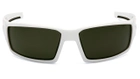 Окуляри захисні Venture Gear Pagosa White (forest gray) Anti-Fog, сіро-зелені в білій оправі - зображення 1