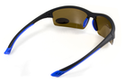 Поляризационные очки BluWater Daytona-1 Polarized (brown) коричневые в черно-синей - изображение 4