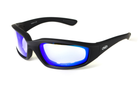 Окуляри захисні фотохромні Global Vision KICKBACK Photochromic (G-Tech ™ blue) фотохромні сині дзеркальні - зображення 7
