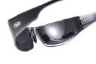 Открытыте защитные очки Global Vision BAD-ASS-1 GunMetal (gray) серые - изображение 7