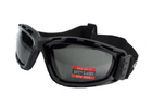 Защитные очки с уплотнителем Global Vision TRIP (gray) серые - изображение 3