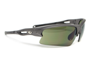 Очки защитные открытые Venture Gear MontEagle GunMetal (forest gray) Anti-Fog, серо-зеленые - изображение 4
