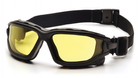 Захисні окуляри з ущільнювачем Pyramex i-Force XL (amber) Anti-Fog, жовті - зображення 1
