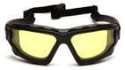 Захисні окуляри з ущільнювачем Pyramex i-Force Slim (amber) Anti-Fog, жовті - зображення 2