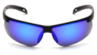 Открытыте защитные очки Pyramex EVER-LITE (ice blue mirror) синие зеркальные - изображение 2
