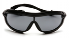 Защитные очки с уплотнителем Pyramex XS3-PLUS (Anti-Fog) (gray) серые - изображение 2