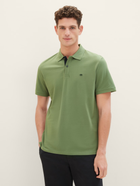 Поло Tom Tailor Basic Polo Shirt S Зелений 1031006-21586
