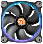 Вентилятор Thermaltake Riing 12 LED RGB 256 Colors Fan Black (CL-F042-PL12SW-A) - зображення 2