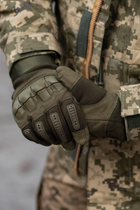 Тактические перчатки с антискользкими вставками и защитными накладками L - изображение 2
