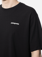 Koszulka męska długa Patagonia P-6 Logo Responsibili-Tee "Black" 38504-BLK L Czarna (192964185210) - obraz 3