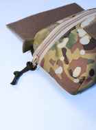 Напашник прямокутний сумка, підсумок напашник тактичний утилітарний з кріпленням до плитоноски на велкро Мультикам - зображення 3