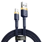 Кабель Baseus Cafule Cable USB Lightning 1м, Gold+Blue (CALKLF-BV3) 4772786