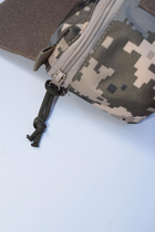 Напашник прямокутний сумка, підсумок напашник тактичний утилітарний з кріпленням до плитоноски на велкро Піксель - зображення 3