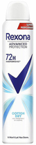 Антиперспірант Rexona Advanced Protection Cotton Dry Spray 200 мл (8720181213991) - зображення 1