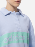 Bluza damska bez kaptura Adidas Collar Sweatshirt W "Blue Dawn" IC3074 M Błękitna (4066752151137) - obraz 3