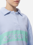 Bluza damska bez kaptura Adidas Collar Sweatshirt W "Blue Dawn" IC3074 XS Błękitna (4066752151090) - obraz 3