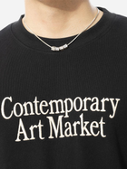 Bluza bez kaptura męska Market Contemporary Art Market Crewneck Sweatshirt 396000921-0001 L Czarna (840339614253) - obraz 3