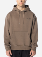 Bluza męska z kapturem oversize Olaf Heavyweight Studio Hoodie "Taupe" M140206-TAUPE M Brązowa (8720104762162) - obraz 1