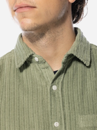 Сорочка вельветова чоловіча Edmmond Studios French Cord Shirt Plain "Olive" 323-10-01670 M Зелена (8435629070585) - зображення 3