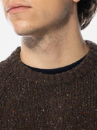 Sweter męski wełniany Edmmond Studios Paris Sweater Plain "Brown" 323-60-02750 L Brązowy (8435629079595) - obraz 3