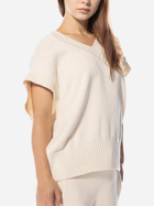 Kamizelka damska oversize Adidas Knit Vest W "Cream Beige" IM3827 M Beżowa (4066763110857) - obraz 3
