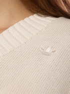 Kamizelka damska oversize Adidas Knit Vest W "Cream Beige" IM3827 M Beżowa (4066763110857) - obraz 4