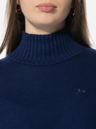 Sweter z golfem damski bawełniany luźny Adidas Premium Essentials Knit Jumper W "Dark Blue" IM3825 S Granatowy (4066763107734) - obraz 3