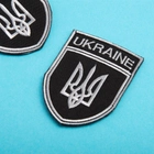 Шеврон IDEIA на липучці Тризуб України UKRAINE вишитий патч 7х9 см (2200004305769) - зображення 5