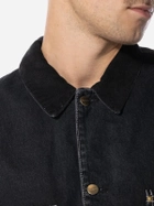 Джинсова куртка чоловіча Carhartt WIP OG Chore Coat "Black" I032703-00E06 M Чорна (4064958723554) - зображення 3