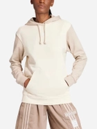 Bluza damska z kapturem długa Adidas Neutral Court Hoodie W "Wonder White" IS5244 M Biała (4066765075840) - obraz 1