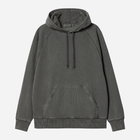 Худі чоловіче Carhartt WIP Hooded Taos Sweat "Flint" I032923-654GD L Сіре (4064958783572) - зображення 1