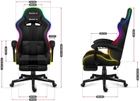Ігрове крісло Huzaro Force 4.7 RGB Mesh (5903796011388) - зображення 7