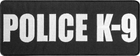 Набор шевронов 3 шт на липучке IDEIA Police K-9, вышитые патчи нашивки (4820227280926) - изображение 2