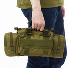 Рюкзак тактический 50L khaki / 3 подсумки / баул - изображение 10