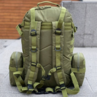 Рюкзак тактический 50L khaki / 3 подсумки / баул - изображение 12