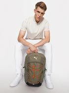 Рюкзак чоловічий спортивний тканинний 21л вміщує формат А4 Puma Plus PRO Backpack 7952104 Зелений (4065452954888) - зображення 2