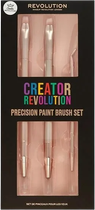 Zestaw pędzli Makeup Revolution SET Creator Revolution Precision Paint Brush do precyzyjnego makijażu 3 szt (5057566512510) - obraz 1