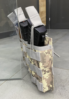 Армійський підсумок на 3 автоматних магазини YAKEDA, сумка на 3 магазини для АК, піксель Нато - зображення 3
