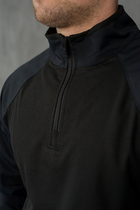 Чоловічий костюм 3в1 " Black" Rip-Stop / Форма убакс + штани Kayman + бейсболка чорний колір з липучками під шеврони 50 - зображення 5