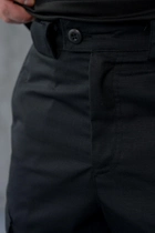Мужской костюм 3в1 "Black" Rip-Stop / Форма убакс + штаны Kayman + бейсболка черный цвет с липучками под шевроны 54 - изображение 10