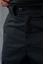 Чоловічий костюм 3в1 " Black" Rip-Stop / Форма убакс + штани Kayman + бейсболка чорний колір з липучками під шеврони 46 - зображення 10