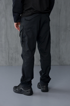 Чоловічий костюм 3в1 " Black" Rip-Stop / Форма убакс + штани Kayman + бейсболка чорний колір з липучками під шеврони 46 - зображення 11