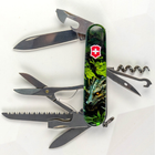 Складаний ніж Victorinox HUNTSMAN ZODIAC Зелений дерев'яний дракон 1.3713.3.Z3240p - зображення 3