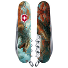 Складаний ніж Victorinox HUNTSMAN ZODIAC Бойовий дракон 1.3713.7.Z3230p - зображення 1