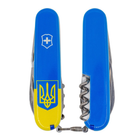 Складной нож Victorinox CLIMBER UKRAINE Герб на флаге верт. 1.3703.7.T3030p - изображение 1