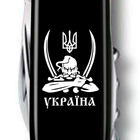 Складной нож Victorinox CLIMBER UKRAINE Козак с саблями бел. 1.3703.3_T1110u - изображение 3