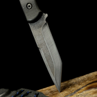 Нож БУШКРАФТ Танто Gorillas BBQ туристический (анаконда) - изображение 3