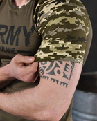 Тактическая потоотводящая мужская футболка Army XL олива+пиксель (85606) - изображение 4
